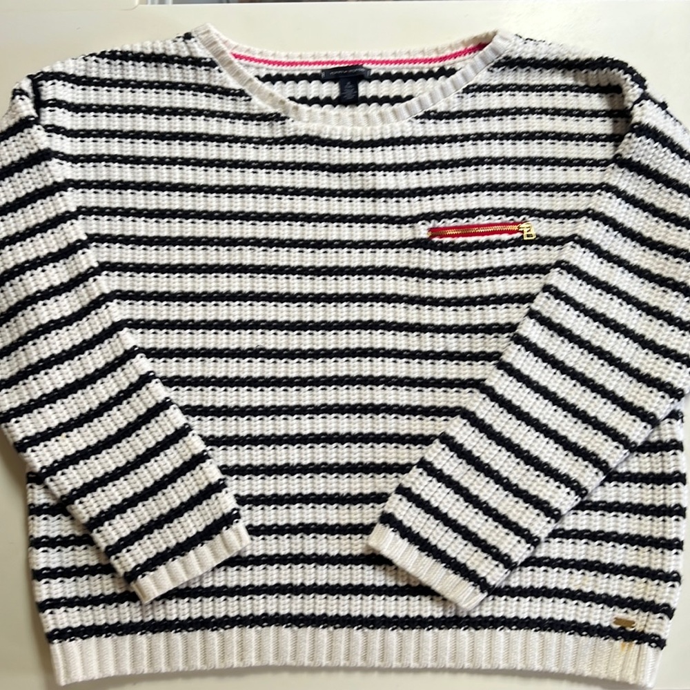 Tommy Hilfiger - Nautical Stripe Crewneck Sweater